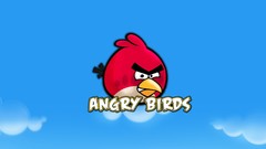 Blue funny angry birds red bird video games apple inc