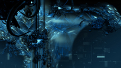 Blue Future universe Robots Aliens cataclysm