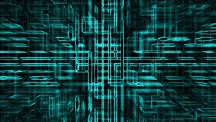 Blue futuristic artwork