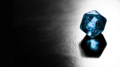 Blue geek help The clear D20