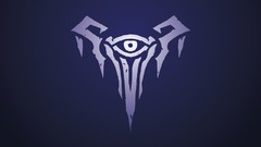 Blue glow graphics logos League of Legends Tribal Freljord 