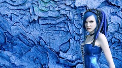 Blue Gothic woman