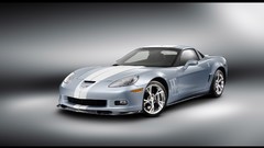 Blue grand concept cars chevrolet corvette