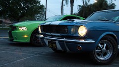Blue Green cars Ford mustang shelby gt350