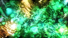 Blue Green orange multicolor video digital art artistic