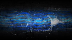 Blue grunge digital art