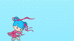 Blue hair Anime girls