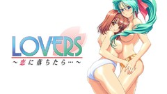 Blue hair anime girls blue eyes boobs