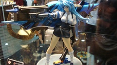 Blue hair figurines