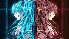 Blue hair hatsune miku vocaloid Vocaloid Fanmade Zatsune Miku