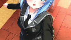 Blue hair Kimi to Issho ni Misumi Chisa