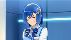 Blue hair madobe nanami