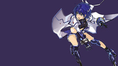 Blue hair magical girl