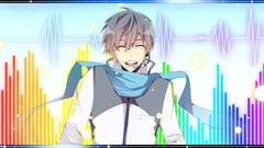 Blue hair short hair vocaloid anime boys Kaito (Vocaloid)