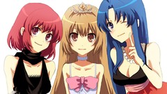 Blue hair toradora aisaka taiga purple hair kushieda minori 