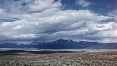 Blue hills clouds skyline