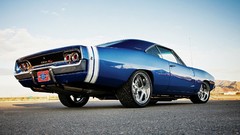 Blue hole cars Dodge widescreen Charger 1970 Dodge Charger R/T