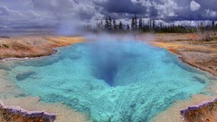 Blue hole Wyoming yellowstone