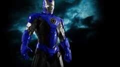 Blue Iron Man iron man 3 blue lanter corp. blue iron man
