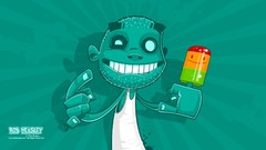 Blue jelly digital art