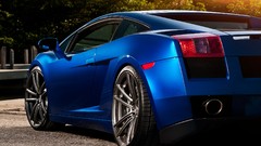 Blue Lamborghini lamborghini gallardo