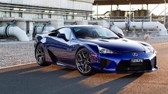 Blue lexus lfa
