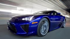 Blue lexus lfa