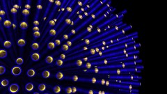 Blue light fibers Fiberglass