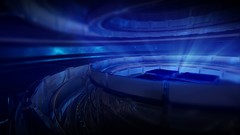 Blue lights abstract Computers system lens flare abstract 