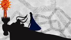 Blue mahou shoujo madoka