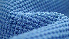 Blue material fabric