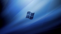 Blue microsoft windows logos