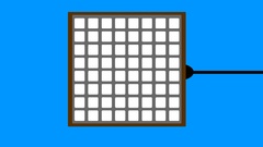 Blue minimalistic artwork