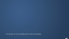 Blue minimalistic Fight Club