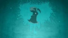 Blue Music death funny minimalistic grim reapers music notes 