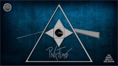 Blue Music moon silver Dark Blue pink floyd rock band Rock 