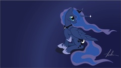 Blue my little pony Princess Luna
