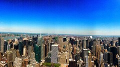 Blue New York Skyline