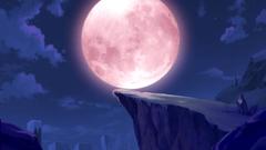 Blue night moon rosa