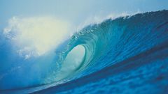 Blue ocean waves Sea