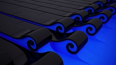 Blue one here The and waves second