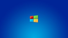 Blue Operating Systems windows 8 minimalistic