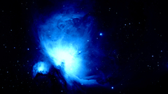 Blue outer space Stars