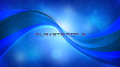 Blue playstation computer
