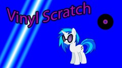 Blue ponies Vinyl Scratch DJ Pon-3