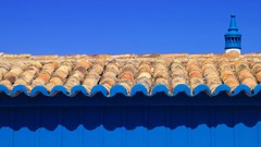 Blue Portugal architecture buildings blue skies