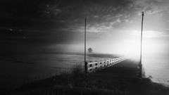 Blue purple Green gradient Bridges vivid idaho