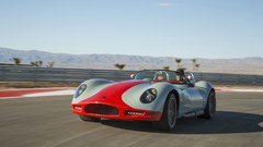 Blue red ice cars motion