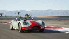 Blue red ice cars motion