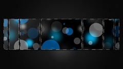 Blue red light lights Violet lines circles Bridges bokeh shapes 